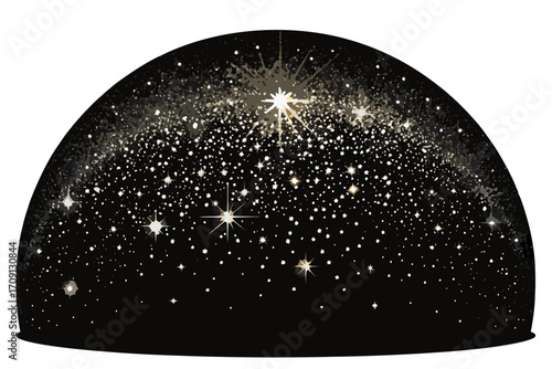 Golden Glitter Light Particles on Dark Background – Luxury Sparkle Abstract