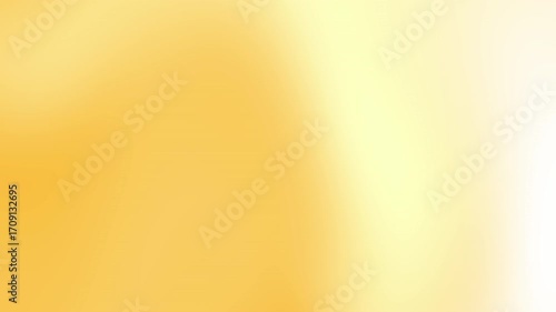 Animated blurred gold, yellow, and white gradient background, suitable for overlays, luxury themes, and abstract concepts.