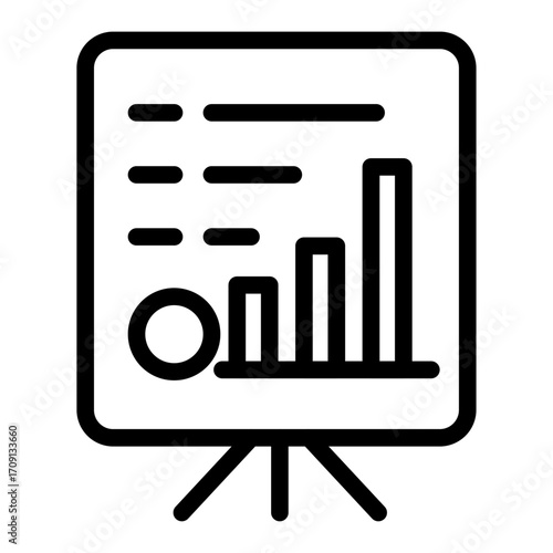 Policy Analysis Line Icon of Public Policy Icon Set