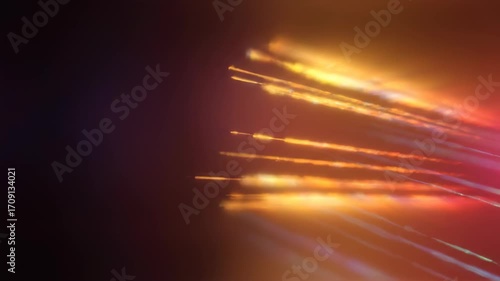 Abstract Prismatic Light Beams Split and Recombine into Warm Hues in a Seamlessly Looping Ethereal Background warmth, abstract, light