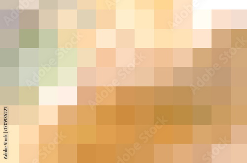 Warm Retro Pixelated Abstract Background in Beige and Sand Tones for Stylish Creative Design