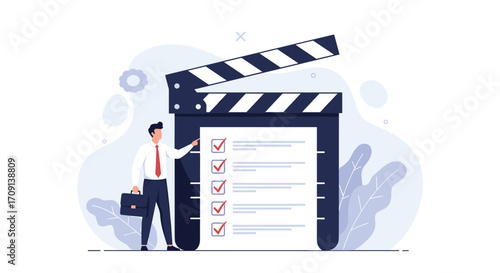 Film production checklist for successful movie making.
