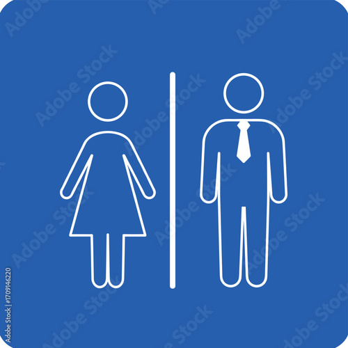 "Vector Icons Representing Male and Female Gender Symbols"