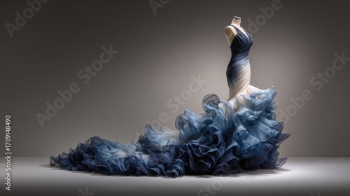 Elegant fashion dress photography