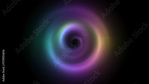 A vibrant spectrum of colors pulses as a soft, dreamlike flare, blending into a captivating, seamlessly looping abstract gradient creative, gradient, blending