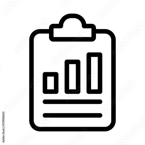 Accountability in Reporting Line Icon of Ethical Business Icon Set