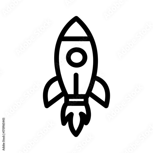 Accelerated Launch Line Icon of Business Incubation Icon Set