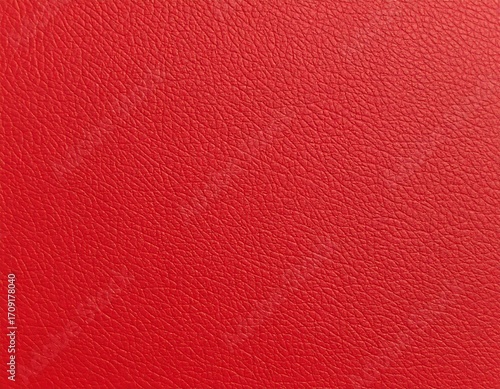 Red textured leatherette material