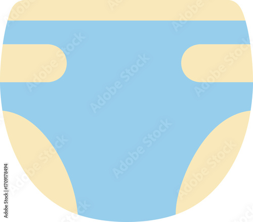 Blue Baby Diaper