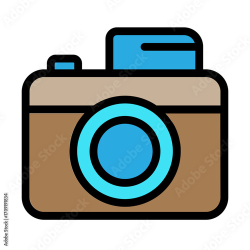 Camera and Laptop Icon