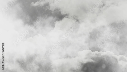 High-contrast image of a grey and white cloudy sky. 