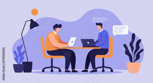 Modern man walking and using a laptop, symbolizing mobile productivity, remote work, and digital communication. Ideal for business, tech, and lifestyle.