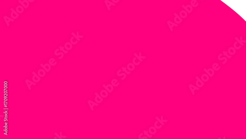 Vibrant hot pink background with a subtle white curve, offering a dynamic and energetic abstract texture. Ideal for creative designs, fashion, or modern branding.