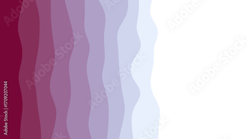 Modern abstract background featuring a wavy gradient from rich maroon to soft lavender and white, perfect for creative design.