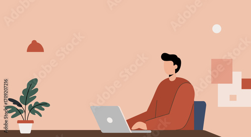 Diverse business team collaborating in a modern office meeting, working on laptops. Ideal for concepts of teamwork, innovation, and corporate strategy.