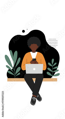 A diverse business team collaborates in a modern office, working on laptops and analyzing data. Ideal for showcasing teamwork, innovation, and corporate strategy.