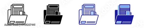 Folder  Icon Set Multiple Style Collection