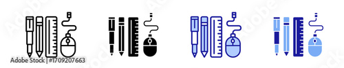 Tool  Icon Set Multiple Style Collection