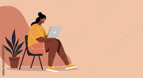 Person enjoying a warm beverage at home, fostering a cozy and relaxed lifestyle. Ideal for wellness, self-care, and daily routine concepts.