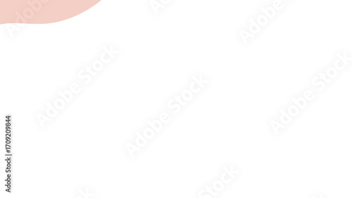 Minimalist white background with a subtle, soft pink curved accent, offering clean copy space for elegant design or branding projects.