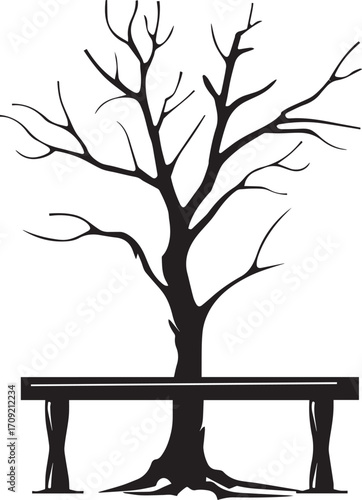 Hall Tree furniture icon clean simple silhouette