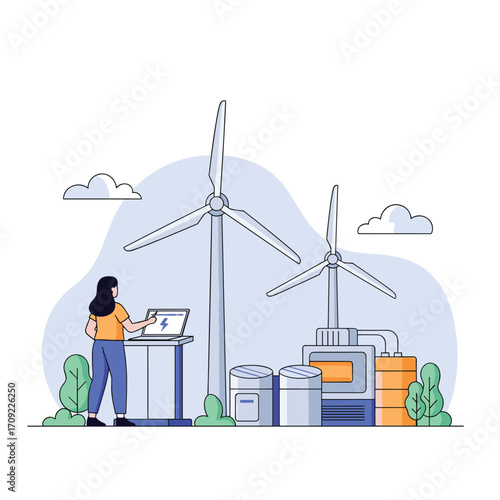 Sustainable energy production and environmental solutions for a greener planet.