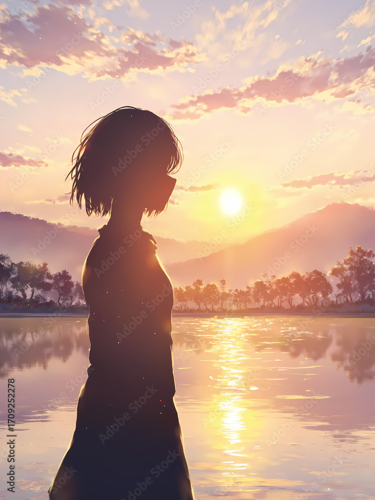 Fototapeta premium Golden Horizon Harmony