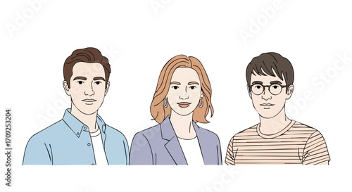 Diverse team members showcase collaboration and innovation for a modern startup venture together