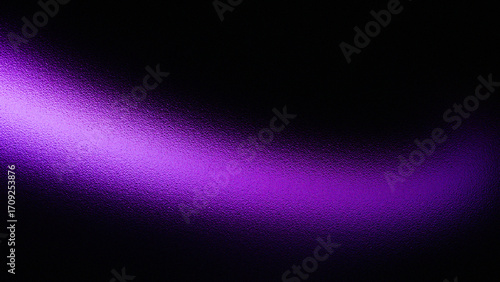 Fotografie Abstract textured purple light beam illuminating a dark black background with su
