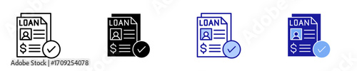 Applicant  Icon Set Multiple Style Collection