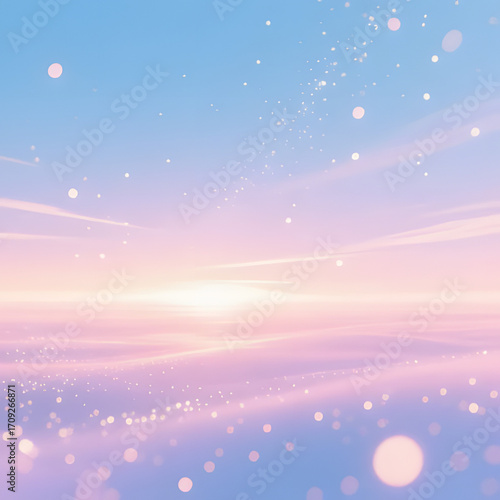 abstract background with clouds and sun