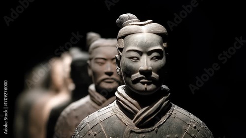 Static Display of Historical Relic Qin Shi Huang Terracotta Army