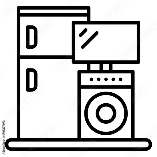 Appliances line icon