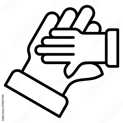 Aid line icon