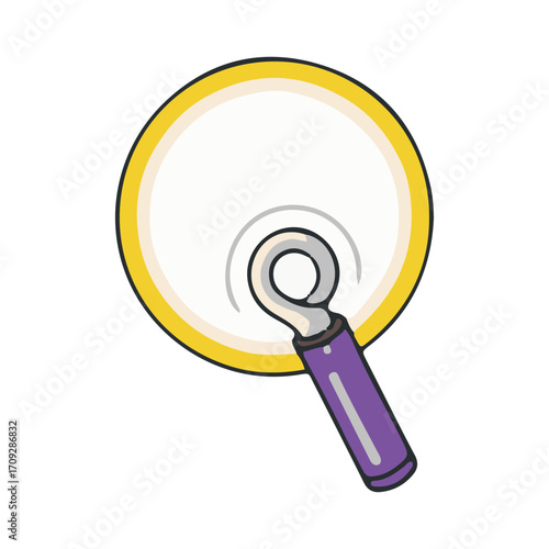 party horn vector illustration design