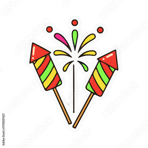 party horn vector illustration design