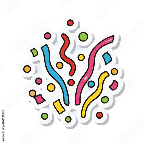party horn vector illustration design