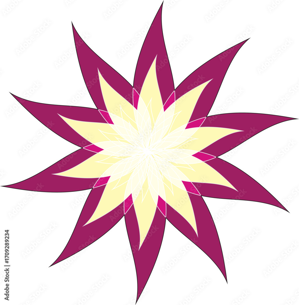 Obraz premium layer flower desin 