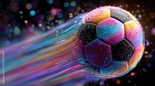 The Dynamic Game: Exploring Soccer Balls in Different Poses and with Various Effects

