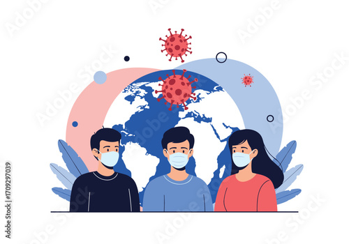 Global pandemic of a new virus affecting humanity.