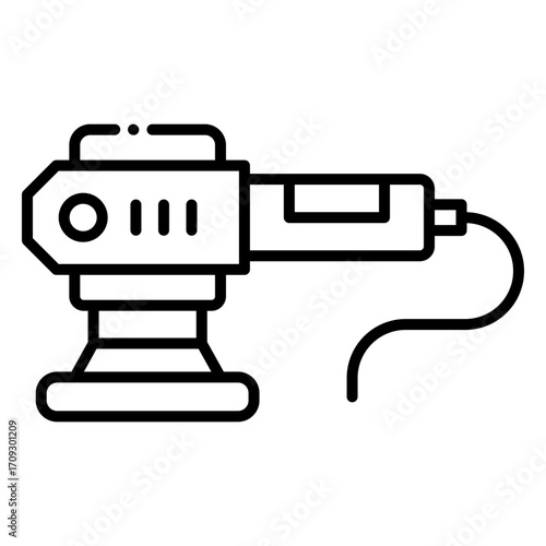 Electric Sander Icon: Power Tool for Woodworking