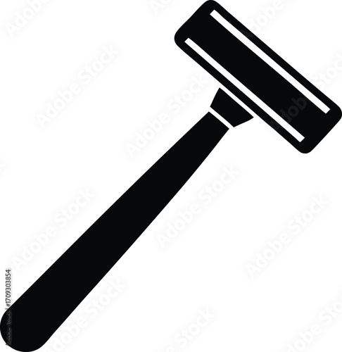Minimal Shaving Razor Vector Illustration