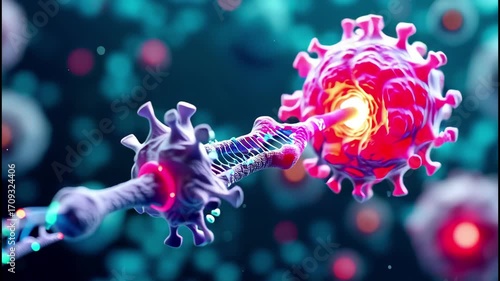 Visualizing Viral Incursion - Illuminating the Battle between Host Cells and Viruses