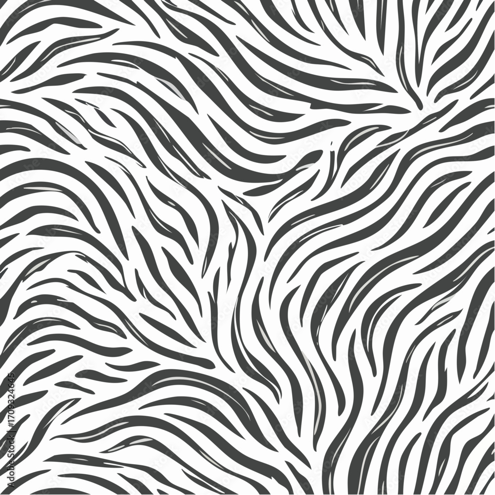 Obraz premium Watercolor animal print pattern 2