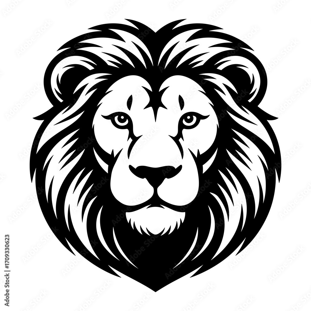 Fototapeta premium Lion Face