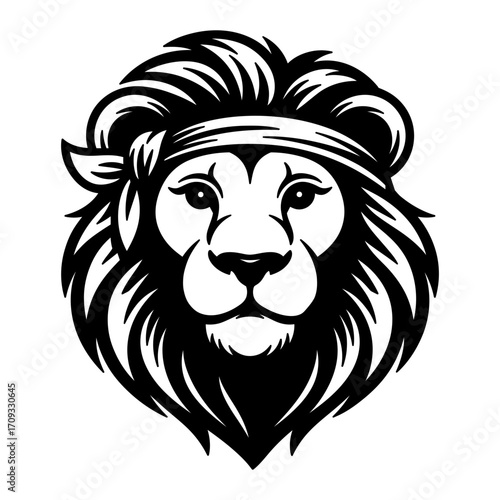 Lion with Bandana