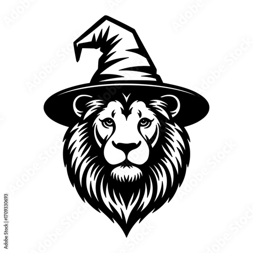 Lion with Witch Hat