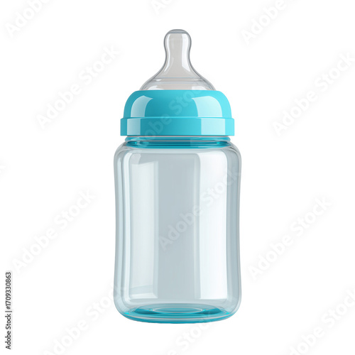 Baby bottle isolated on transparent White background png