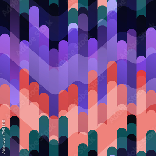 Abstract lines. Geometric seamless pattern.