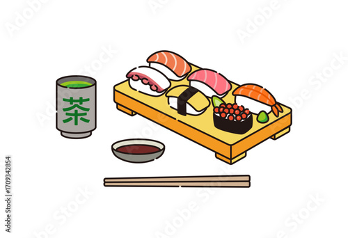 お寿司　日本　和食